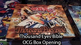 Yugioh Thousand Eyes Bible OCG Box Opening (Amazing Pulls!)