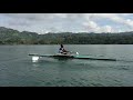 Training in El Salvador, Lake Ilopango for the Central American and Caribbean games