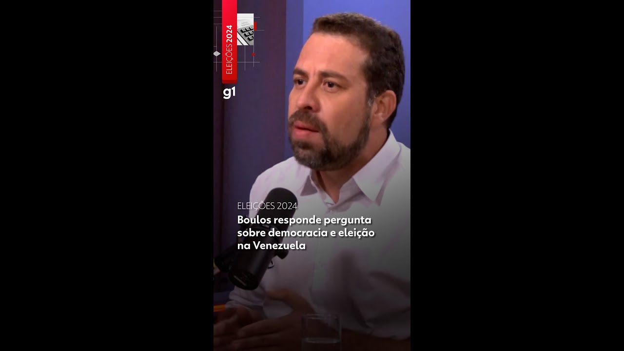 Guilherme Boulos fala sobre eleições na Venezuela e democracia | Eleições municipais