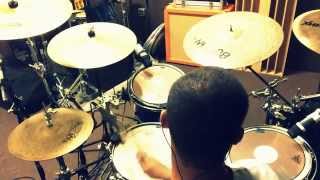 Buzin Ride and Hi Hat cymbals- Rode Ixy microphone