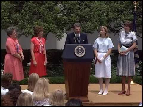 President Reagan's Remarks to American Legion Auxiliary Girls Nation on July 18, 1986
