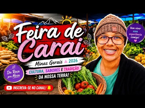 Feira de Caraí 2026 Minas gerais. 