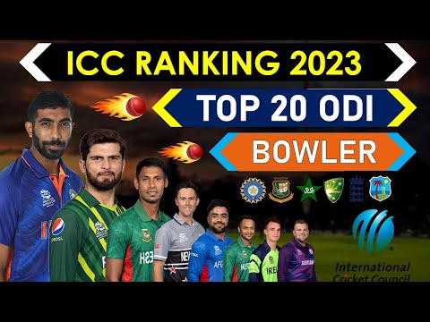 ICC Ranking 2023 | Top 20 ODI Bowler 2023 | Top 20 Dangerous ODI Bowler ICC Ranking 2023