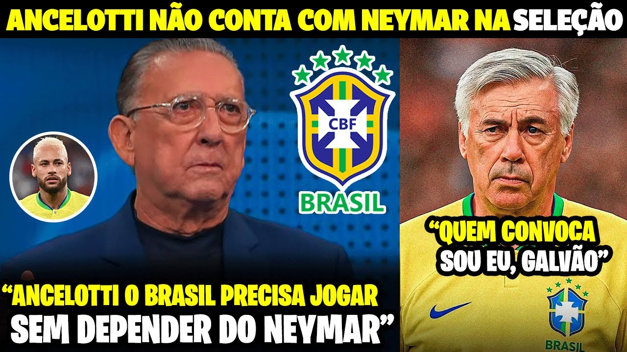 🚨 EITA! O QUE GALVÃO BUENO DISSE SOBRE ANCELOTTI NA SELEÇÃO BRASILEIRA VAI TE SURPREENDER!