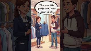Buying a Shirt in English | Easy Shopping Conversation for Beginners #englishspeaking #easyenglish