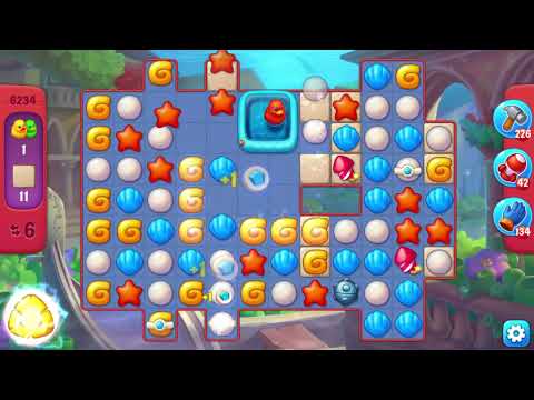 Fishdom 6234 Hard Level - 17 moves - NO BooSTERS
