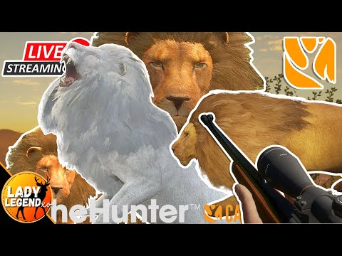 Let's Spawn a MONSTER ALBINO LION!!!  LIVE with Lady!!!