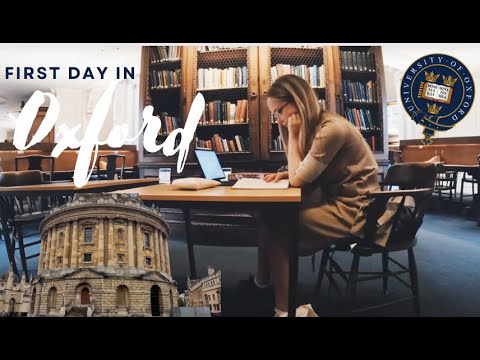 My First Day at Oxford