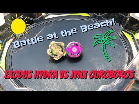 EXODUS HYDRA vs JYNX OUROBOROS!! Custom 3D Printed Beyblade Battle