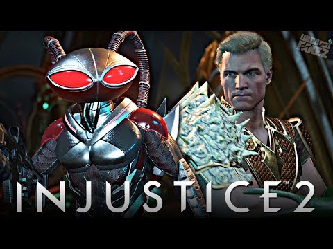 Injustice 2: ALL Black Manta Intro Dialogues With Aquaman!!