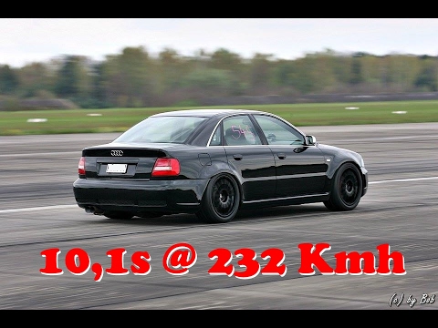 Neue Bestzeit 10,1s 1/4 Mile 2016 TTT Finsterwalde Hannover Hardcore Audi RS4 Limo