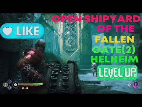 Open shipyard of The fallen Gate(2) - Helheim - god of war ragnarok ps5 game