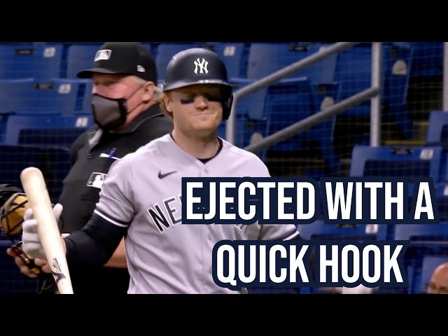 Umpire ejects Clint Frazier with a quick hook, a breakdown