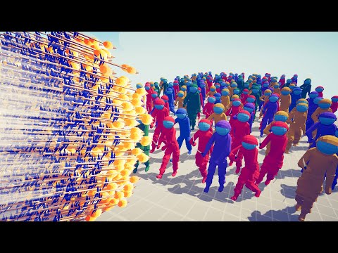 100x AMONG US UNITS vs EVERY GOD | TABS ⚔️ Totally Accurate Battle Simulator ⚔️