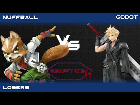 Eruption 11 Smash 4 - Nuffball(Fox) vs Godot(Cloud) - Losers