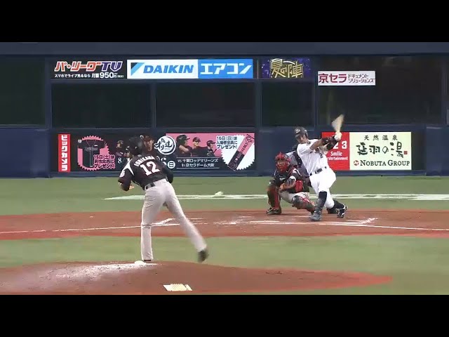 【3回裏】バファローズ・宮崎タイムリー!! T-岡田の気迫のクロスプレー!! 2015/7/14 Bs-M