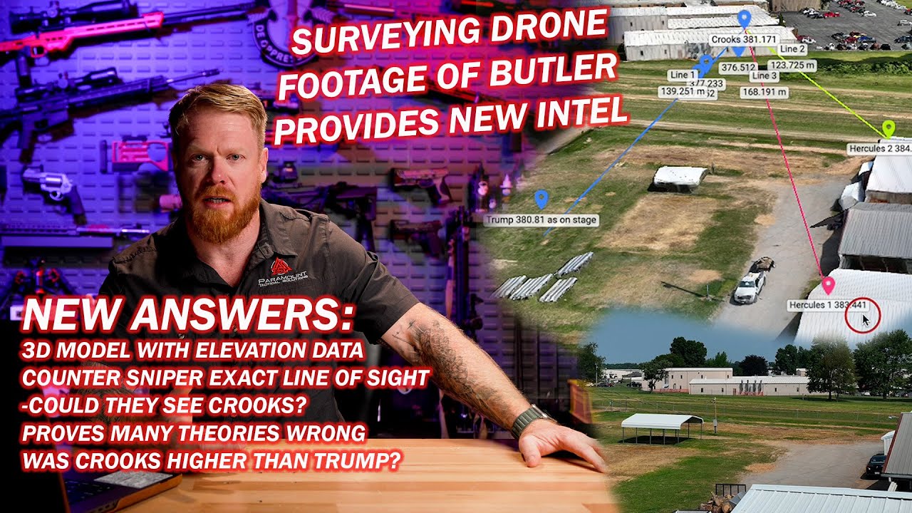 New Surveying Drone Footage Of Butler Provides New Answers For Trump Assassination Attempt