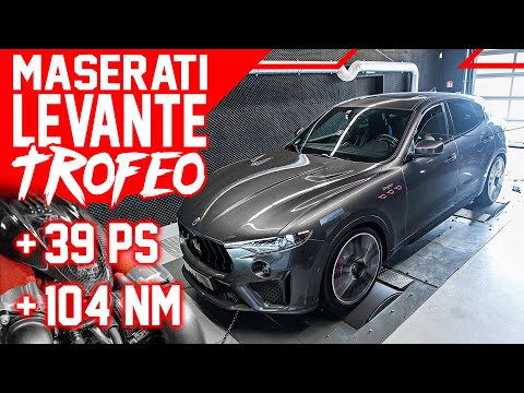 Maserati Levante Trofeo  3.8L V8 Bi-Turbo |  Stage 1 | 100-200 km/h | mcchip-dkr