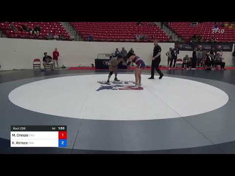57 Kg Cons 16 #2 - Mya Crespo, California Vs Kenya Atrisco, Swamp Monsters Wrestling Club Ceba