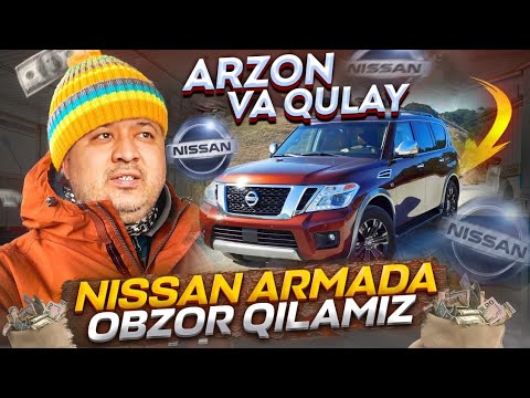 YAPON MOSHINASI NISSAN ARMADA, AMERIKA MOSHINALARIGA FORA BERADI.