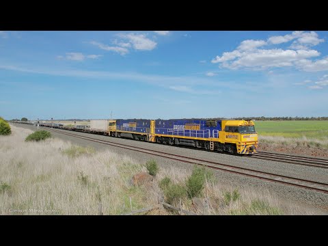 5MP2 Pacific National Steel Train With NR112 + NR6 (19/10/2023) - PoathTV Australian Railways