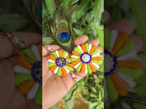 easy DIY Rakhi design at home for Raksha Bandhan #viral video #please support 🙏