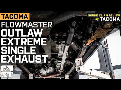 2005-2015 Tacoma Flowmaster Outlaw Extreme Single Exhaust System Review & Sound Clip