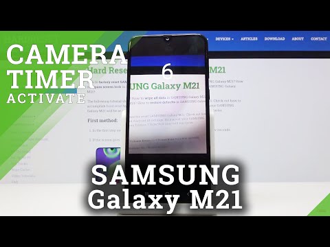 Samsung Galaxy M21 Adjust Camera Timer