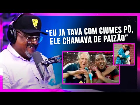 RELAÇÃO ENTRE JORGE JESUS, GERSON E MARCÃO, PAI DO JOGADOR