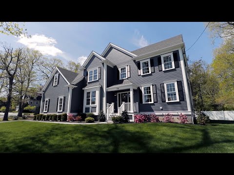 198 Bedford Street, Lexington MA - Custom New Colonial Near Center of Town