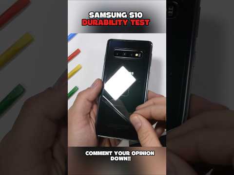 SAMSUNG S10 DURABILITY TEST- THE MOMENT OF TRUTH #shorts #samsung #viralvideo