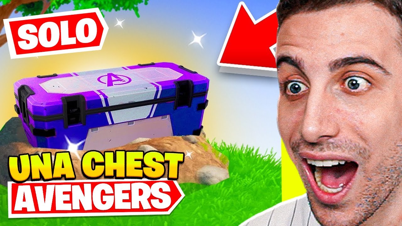 Gioco con SOLO 1 Mega Chest AVENGERS e VINCO la Partita! Stagione Marvel Fortnite ITA!