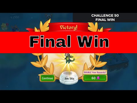 Merge Dragons | Challenge 50 Final Win - 3 Minutes 56 Seconds