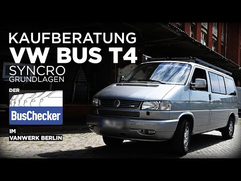VW T4 SYNCRO Kaufberatung mit dem BusChecker Enrico Nagy im VANWERK BERLIN