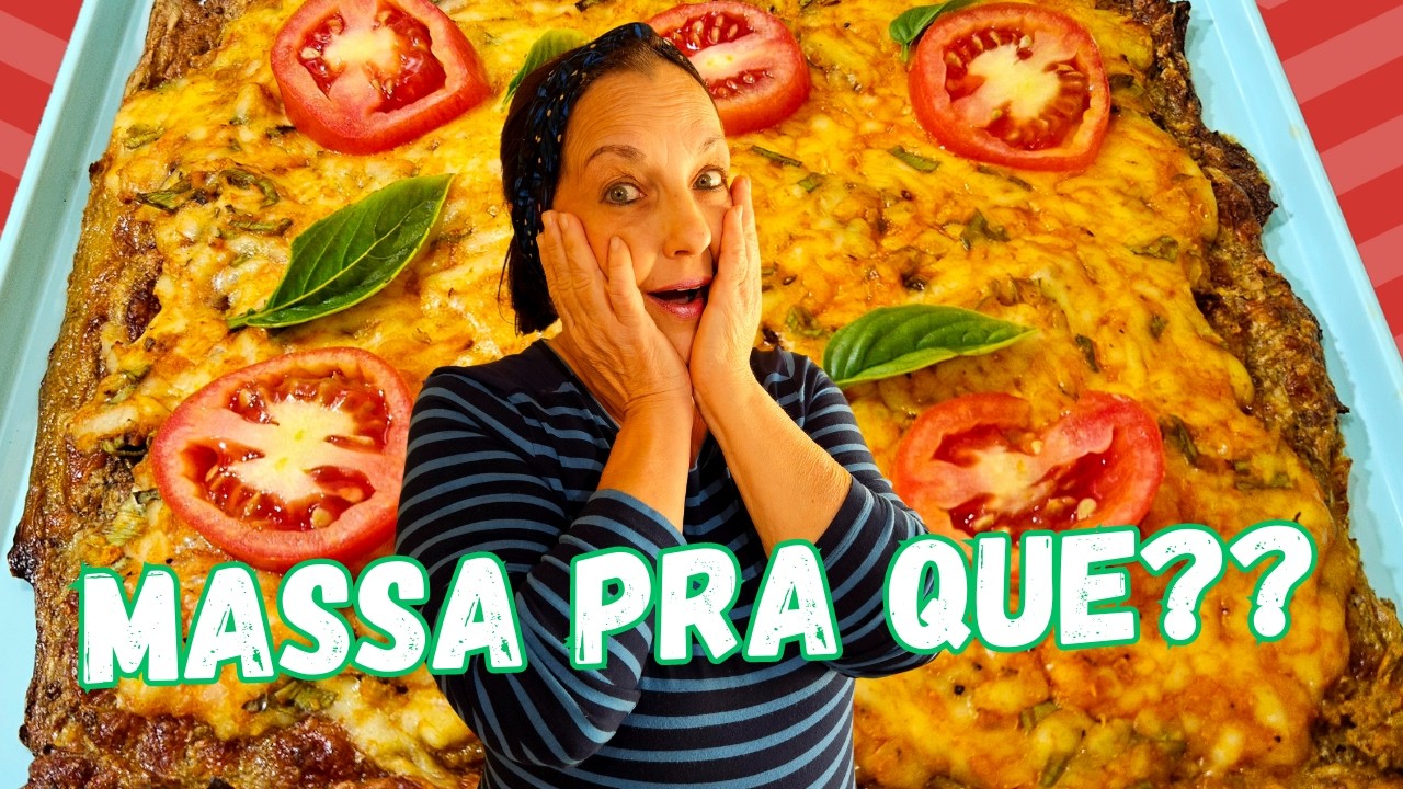 PIZZA LOW CARB PODE SER O JANTAR DE TODO DIA DO DIABÉTICO E CELÍACO!