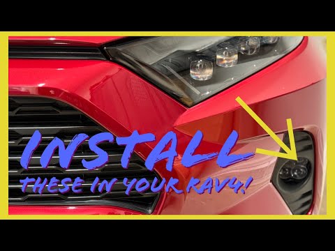 How To Install Fog Lights Toyota RAV4 2019 2020 2021 2022 2023 2024