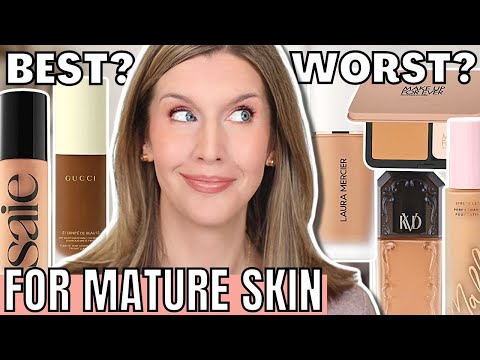 6 Best & Worst NEW Foundations For Mature Skin 2023 | FOUNDATION ROUNDUP