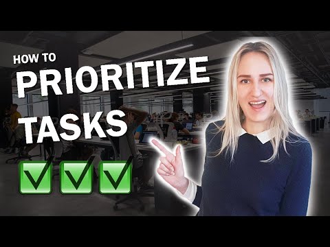 How to prioritize tasks at work (task management when everything is important)