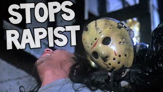 Jason Vorhees saves a woman from a R*PE 🗽🗽💉🔫