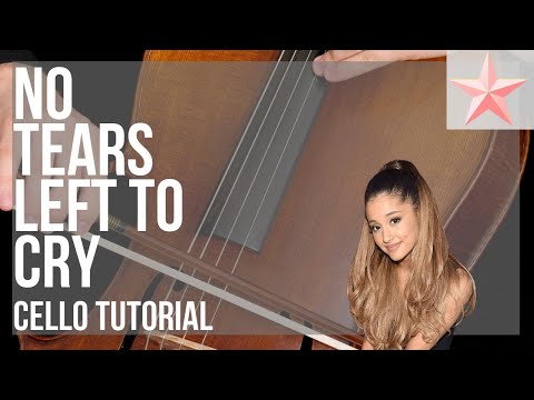 SUPER EASY: How to play No Tears Left To Cry by Ariana Grande on Cello (Tutorial)