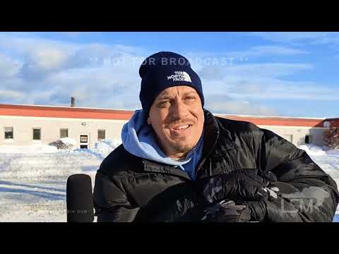 11-19-2022 Dunkirk, NY - SOT Alvin Torres - Shoveling snow