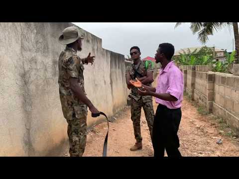 GUESS WHO WAS BEATING BY THE LOCKDOWN TEAM. Kwadwo Nkansah comedy