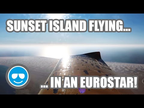 Sunset and formation flying to Texel in an Eurostar EV97, alongside an Eurofox and Kappa - S02 E11