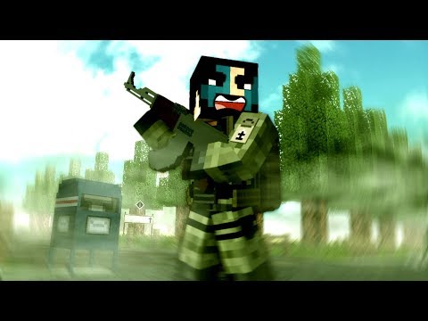 Insane Minecraft Clan War! Zombie Apocalypse!