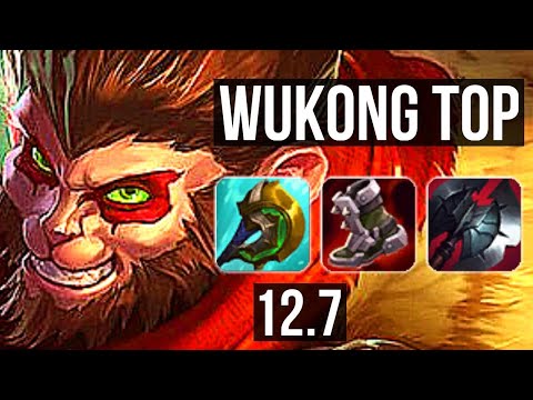 WUKONG vs GRAVES (TOP) | 3.5M mastery, 7 solo kills, 300+ games | NA Master | 12.7