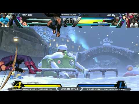 The Break #165 - UMvC3 W1 - EMP KDZ VS AG Hyo