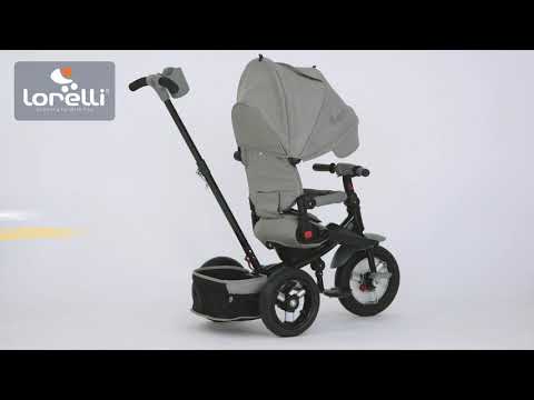 Миниатюра изображения товара Трехколесный велосипед с ручкой Lorelli Jaguar Eva Black Yellow / 10050292101