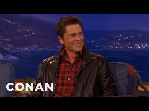 Rob Lowe's Dildo Factory Memories | CONAN on TBS