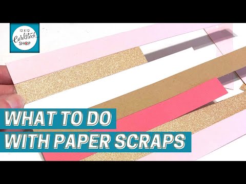 Saving your paper scraps in hopes that inspiration will strike? You're in luck! Design Team Member Michelle shares EIGHT ideas for what to do with paper scraps in this paper craft tutorial. Using paper scraps to make fun backgrounds, handmade embellishments and more will make you feel like a crafting genius and stretch your supplies even farther. This paper craft tutorial has ideas for handmade cards that you can whip up in one sitting using paper scraps you already have on hand.