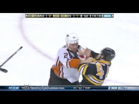 Chris Stewart vs Torey Krug Jan 26, 2016